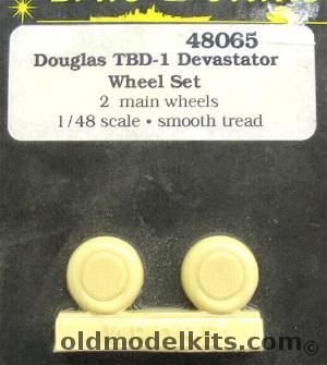 True Details 1/48 TDB-1 Devastator Resin Wheel Set, 48065 plastic model kit